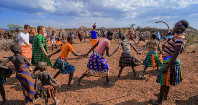 Karamojong dance in the community